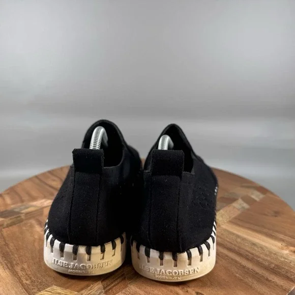 Ilse Jacobsen Hornbak Size‎ 39 9 Tulip Shoes Slip on Black Comfort - Picture 4 of 8